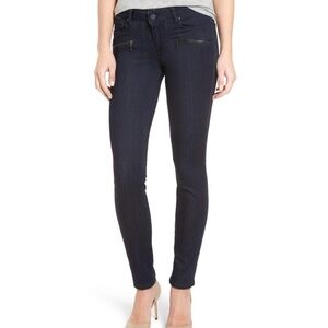 Paige skinny jean with zipper detail sz 27